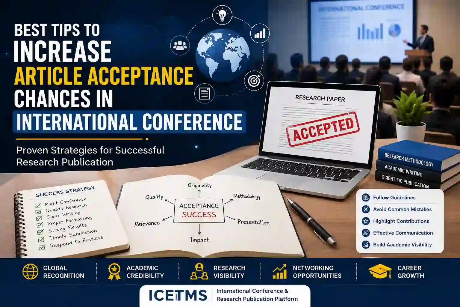 Best Tips to Increase Article Acceptance Chances in International Conference