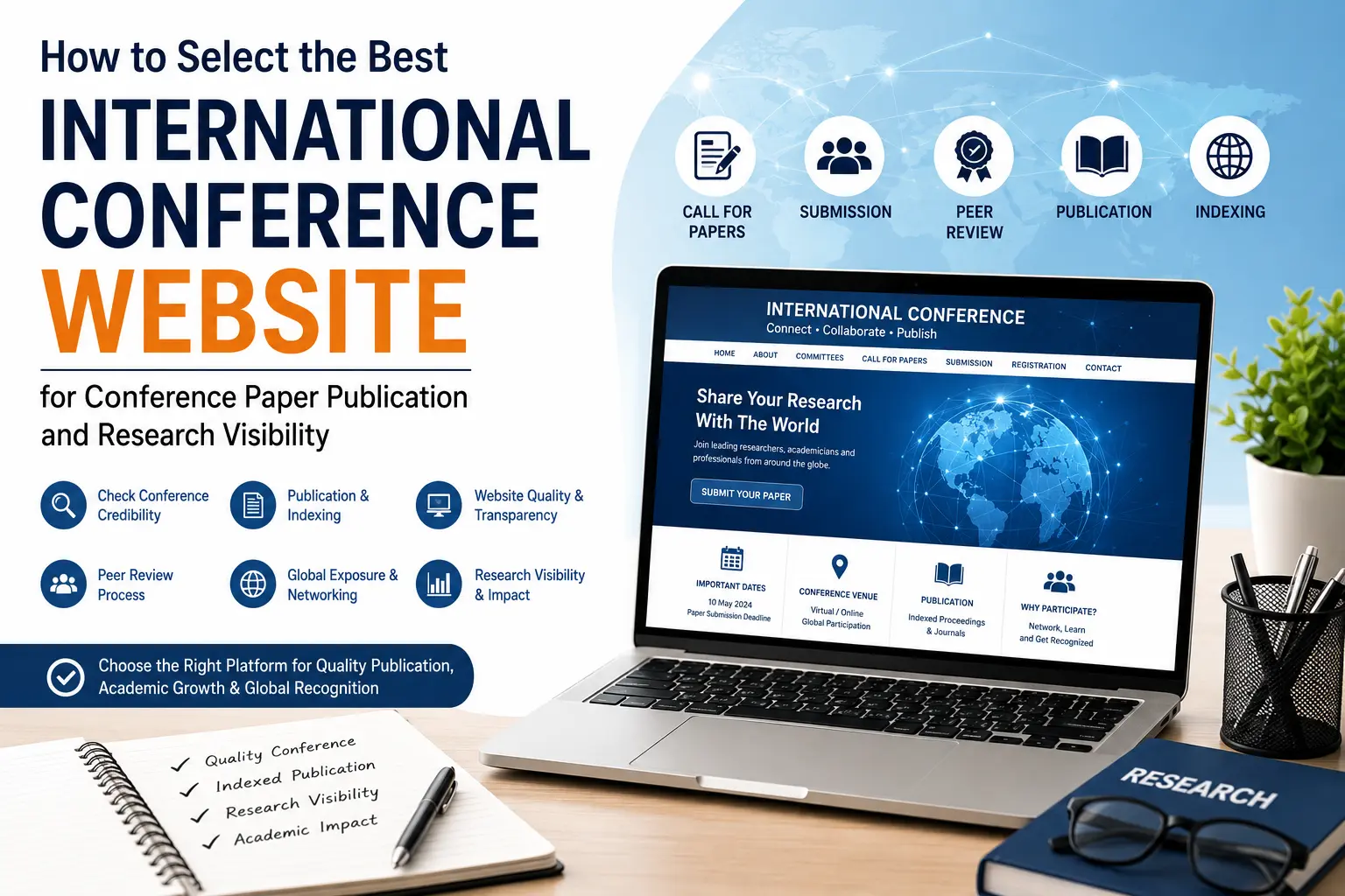 International Conference Website for Conference Paper Publication